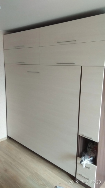 Продам шкаф- кровать (с матрасом).
20 тр,реальному покупателю торг.
Размеры спального места..