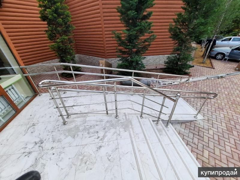 Перила из нержавеющей стали в Астрахани