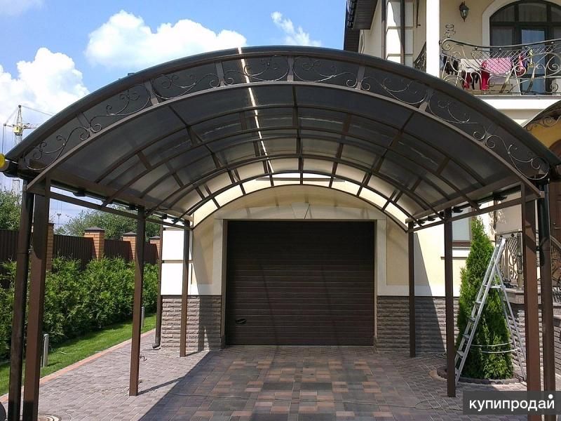 Навесы из поликарбоната в александрове в Александрове