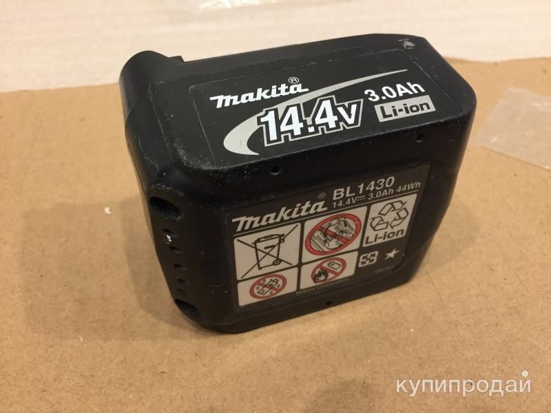 Аккумулятор Makita BL1430, 14.4В, 3Ач, Li-ion в Калининграде