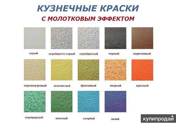 Краска 3 в 1 по ржавчине с молотковым эффектом, декоративные краски по металлу Ц в Барнауле