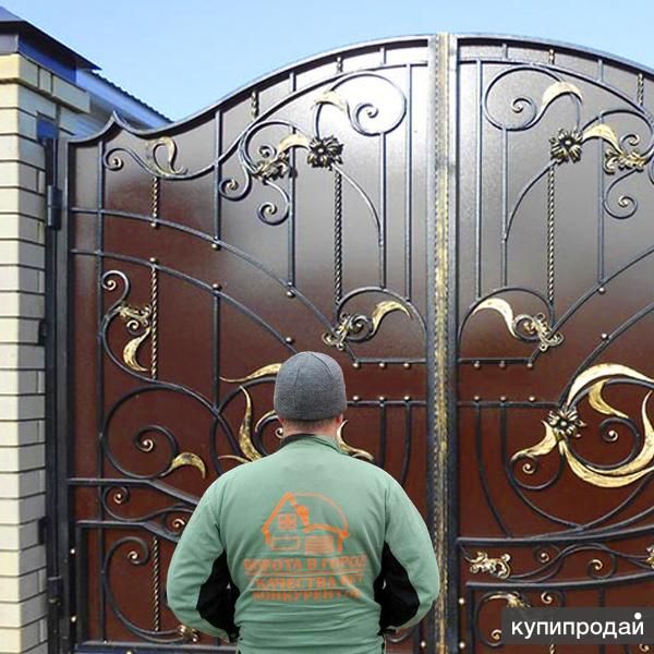 Металлические ворота под ключ в Ставрополе в Ставрополе