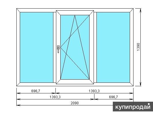 Окно ПВХ отказное в Казани