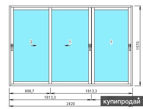 Отказные алюминиевые балконные рамы в Казани