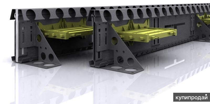Металлическая несъёмная опалубка для бетонных полов (импорт) в Смоленске