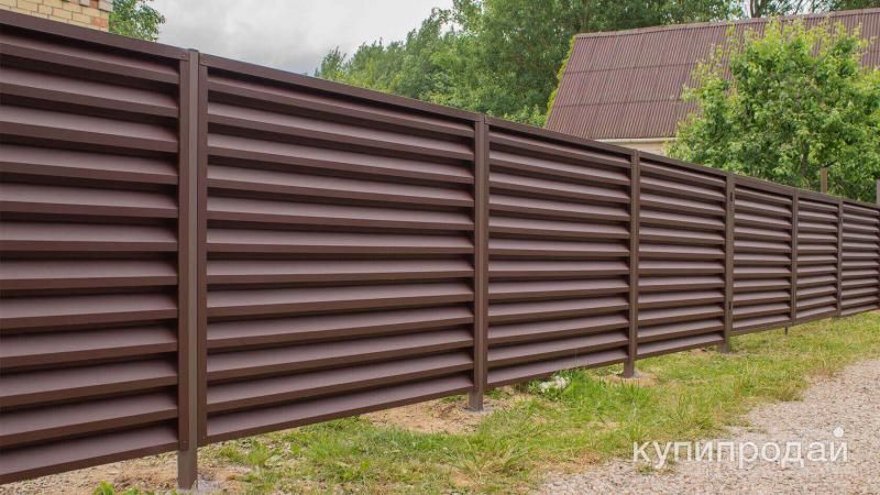 Изготовление заборов-жалюзи в Липецке
