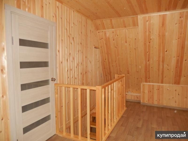 Отделка дачного дома, бани вагонкой Красноярск в Красноярске