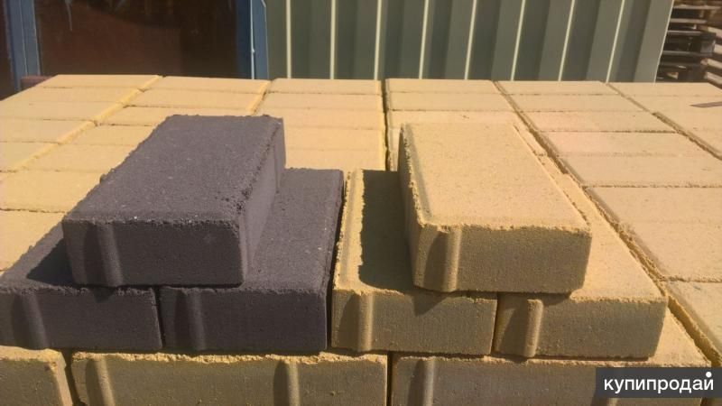 Плитка “Брусчатка” 200х100х40 (200х100х60) в Воронеже