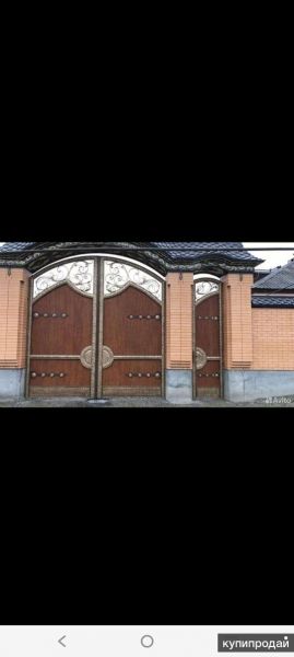 Кованные ворота в Владикавказе