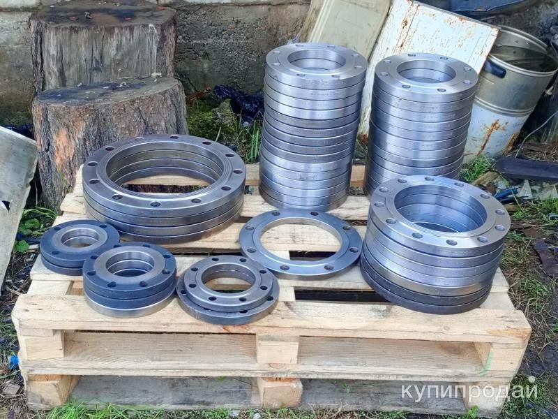 Фланцы плоские Ду 300, 2​00, 150, 125, 100, 80 . в Красноярске