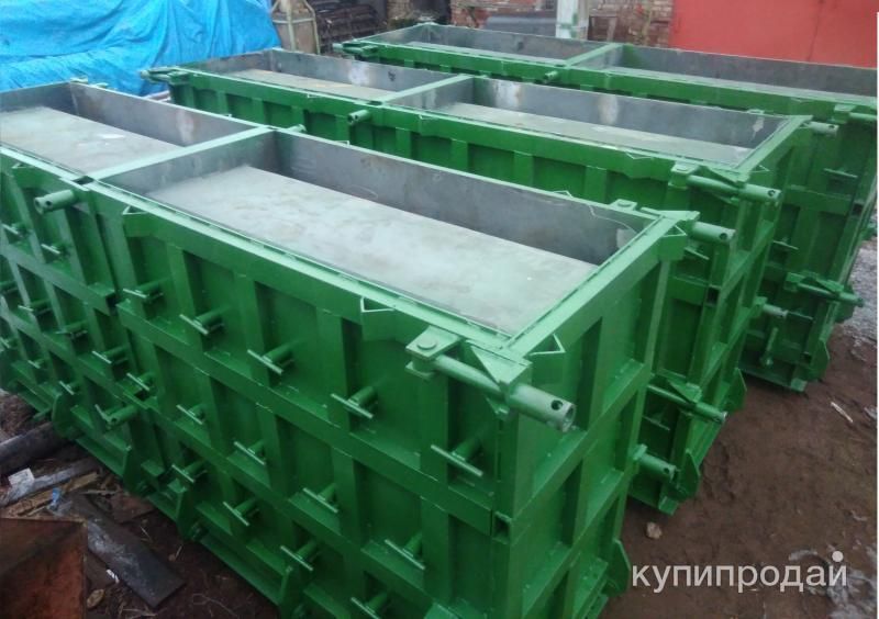 Металлоформы для блоков междупутных лотков МПЛ-1,25. Великие Луки