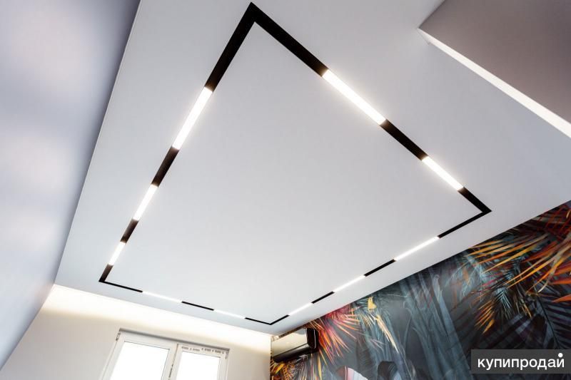 Натяжные потолки с трековым освещением LuxeDesign в Симферополе