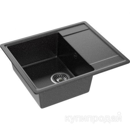 Мойка кухонная Domaci Палермо PR-575-004 черная в Волгограде