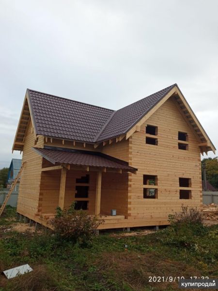 Брусовые дома из профилированного бруса. Срубы из бревна. в Костроме