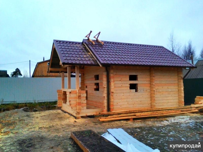 Срубы бань, домов в Архангельске