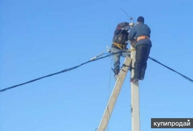 Электрик продажа и установка столбов  установка фонарей уличных в Назрани
