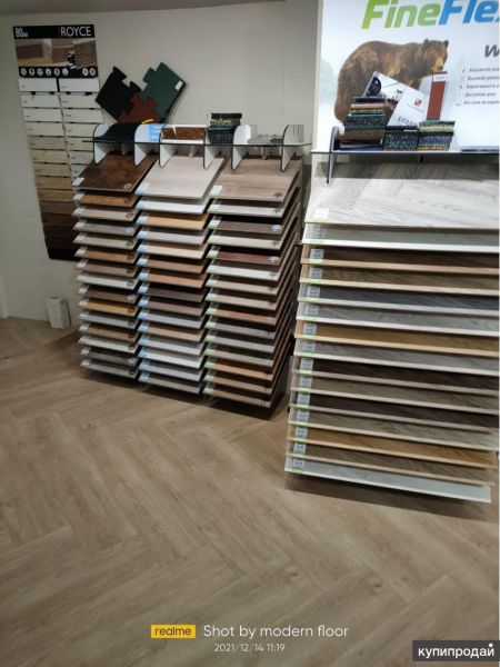 Fine Floor напольное покрытие плитка ПВХ. в Саратове