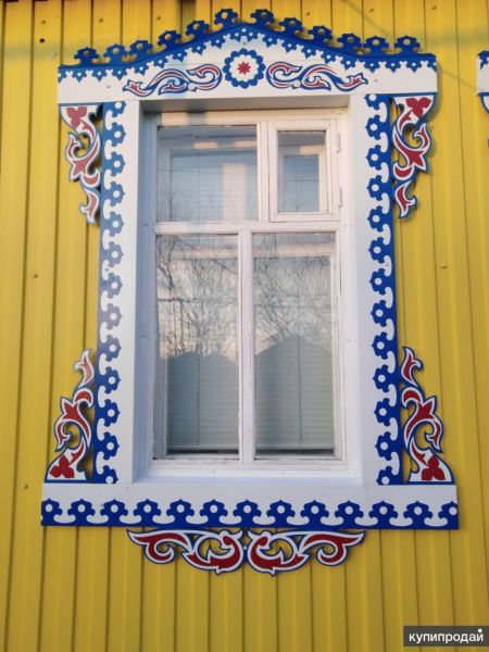 Наличники из кровельного гладкого листа Бакалы