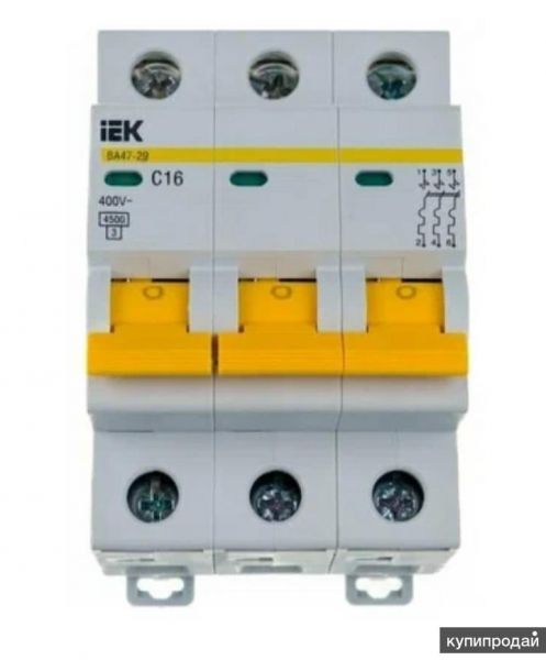 Автоматический выключатель IEK16a/4,5кА в Нижнем Новгороде