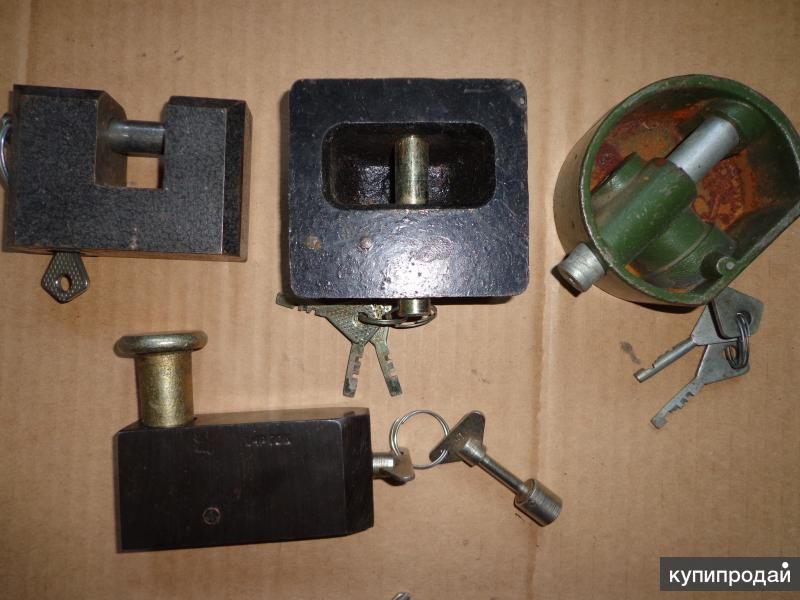ЗАМКИ навесные-ДВЕРНЫЕ,новые  -за 490руб ,б/у- 320 руб в Уфе