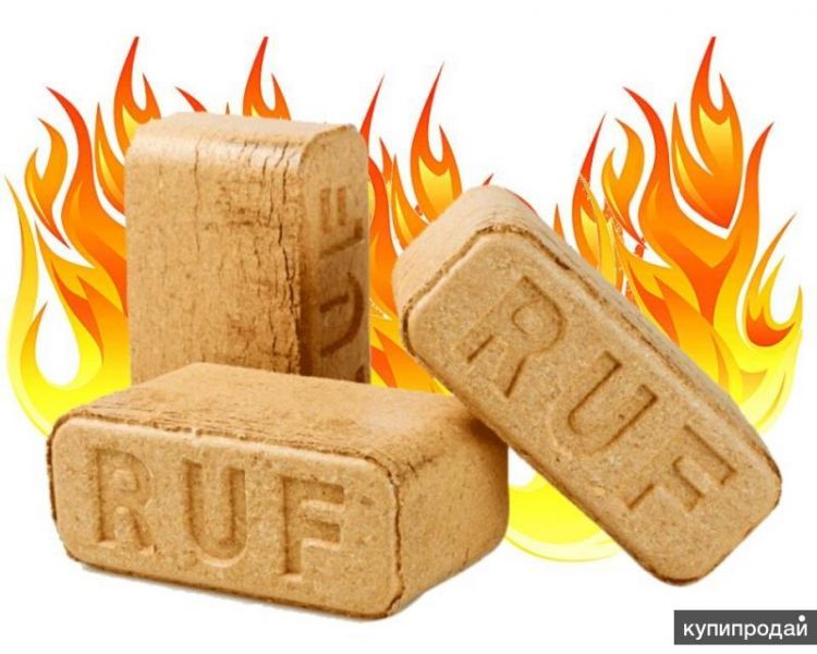 Топливные брикеты RUF (12 блоков/10 кг) в Красноярске