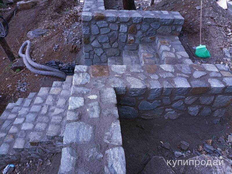 Бутовая кладка в Ялте