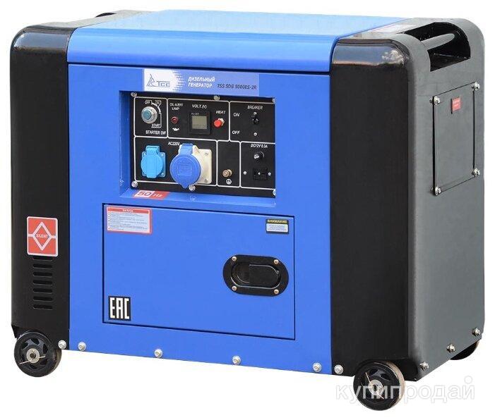 Дизельный генератор ТСС SDG-5000ES-2R (5000 Вт) в Москве