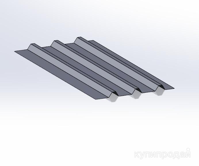 Гофрированные листы 1000x30x2х250 ГОСТ 9234-74 с трапециевидным профилем в Москве