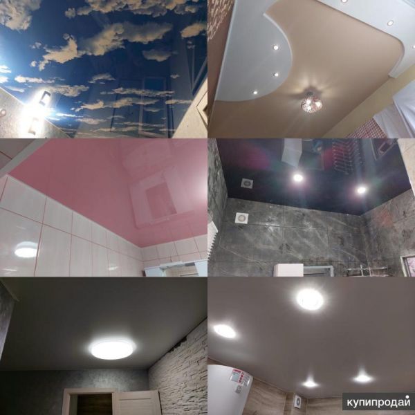 Натяжные потолки в Саках