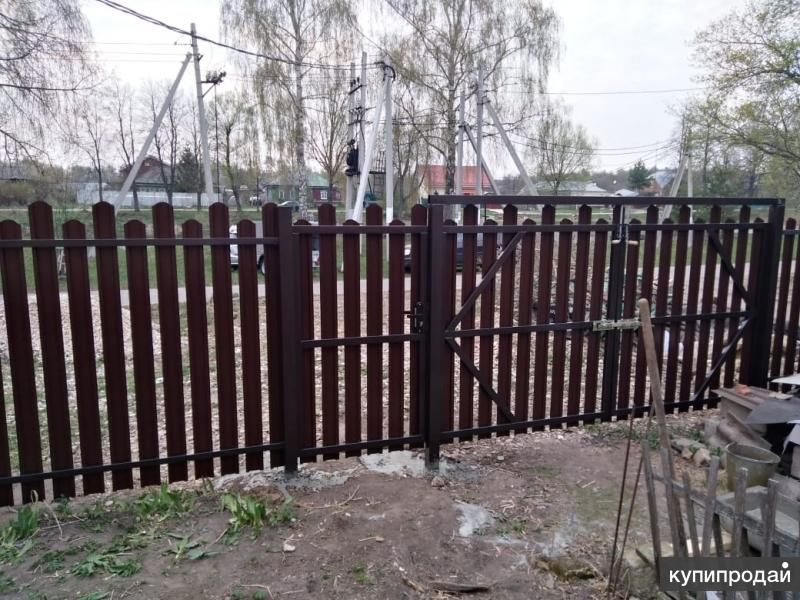 Установка забора в Серпухове
