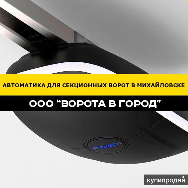 Автоматика для секционных ворот: 1 день монтажа в Михайловске