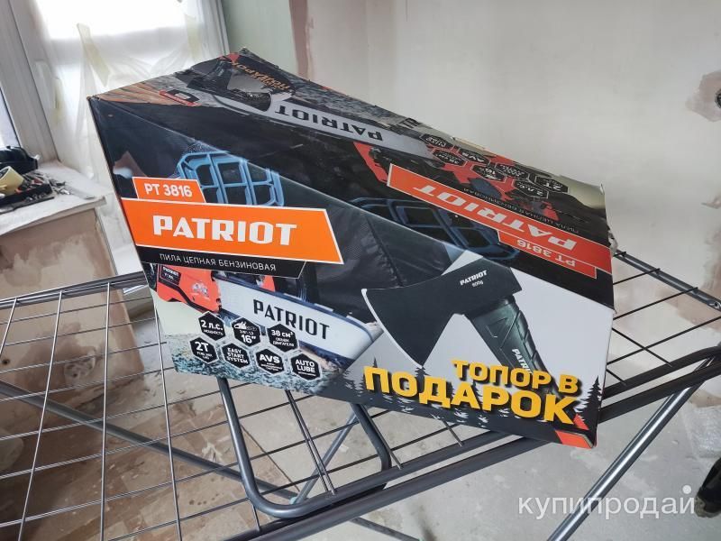 Бензопила Patriot Pt 3816 40 см + топор в Екатеринбурге