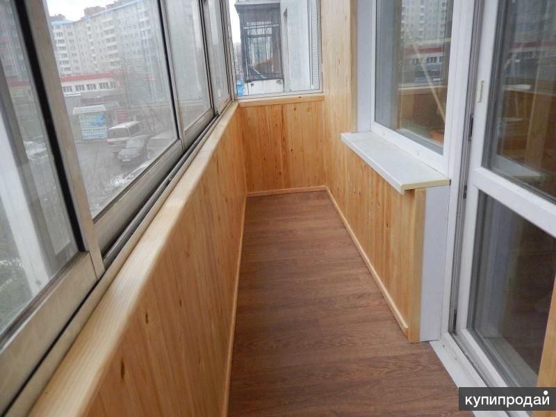 Теплый балкон, лоджия.  Услуги плотника. Деревянные полы  в  Красноярске в Красноярске