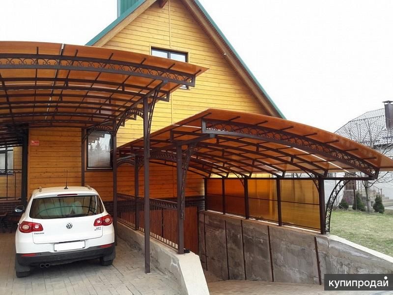 Навес для автомобиля, дома и дачи любой сложности в Нижнем Новгороде