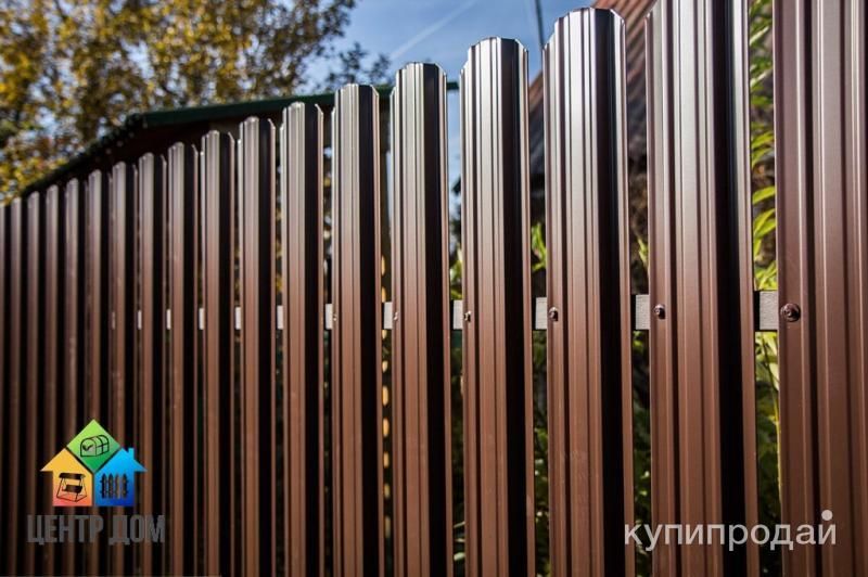 Металлический штакетник для забора в Волгодонске