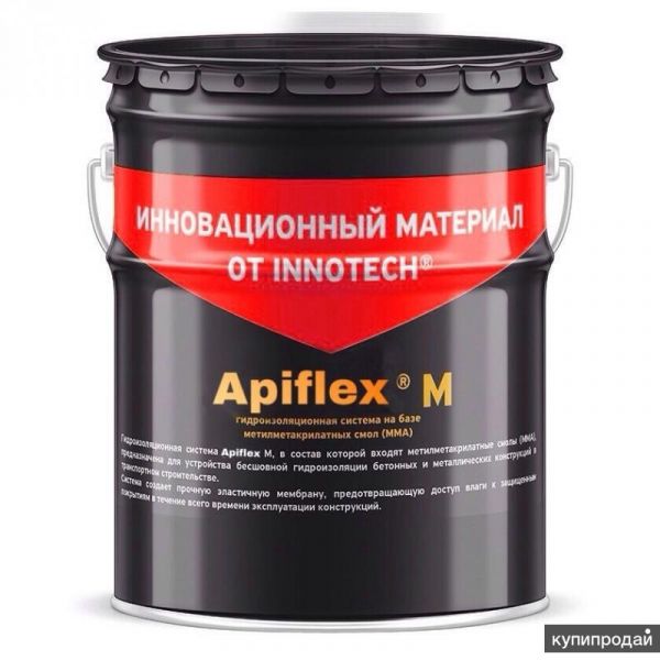 АПИФЛЕКС М Мастичная гидроизоляционная система на базе метилметакрилатных смол в Санкт-Петербурге