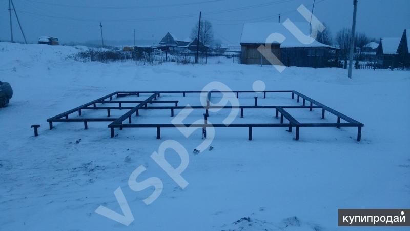 Фундамент на винтовых сваях в Перми