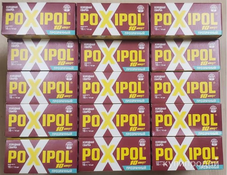 Poxipol холодная сварка 16 г/14 мл прозрачная в Химках