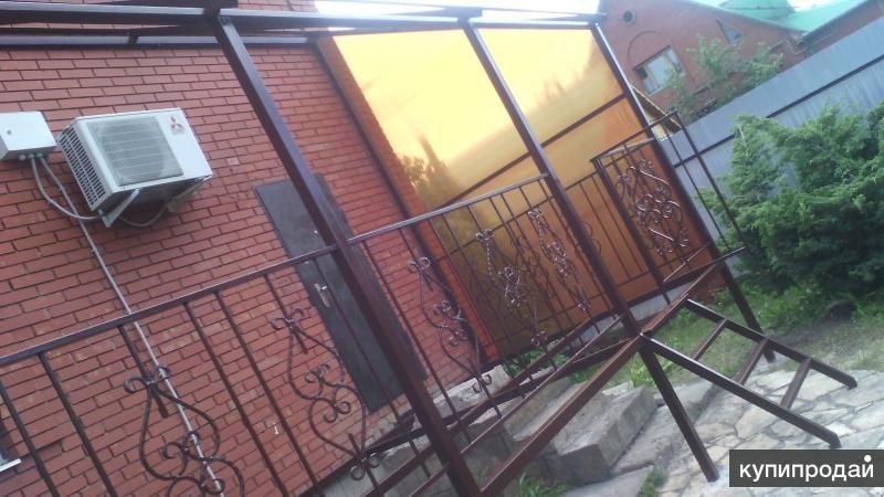 козырьки .навесы в Уфе