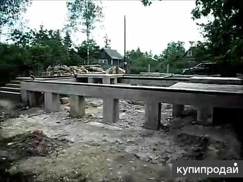 Подъем домов,укрепление свайных фундамен-железобетоном,ямобурыТраншеи,экскаватор в Краснодаре