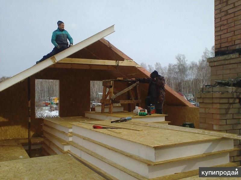 Строительство мансарды из сип панелей Челябинск в Челябинске