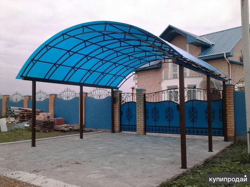Навесы из поликарбоната в наро-фоминске в Наро-Фоминске