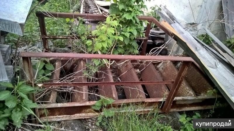 Лестница металлическая длина 2,3м., ширина 90см в Екатеринбурге