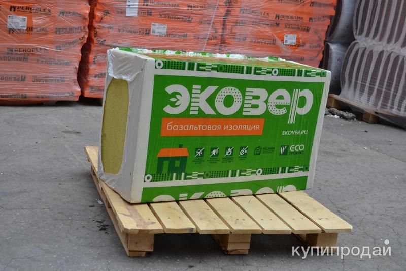 Утеплитель теплоизоляция  в плитах Эковер лайт 1000 х 600 мм в Новосибирске