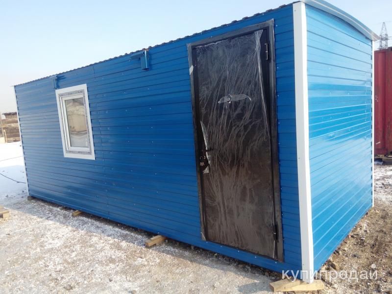 Вагончик 2,4*6,0 на металлокаркасе в Красноярске
