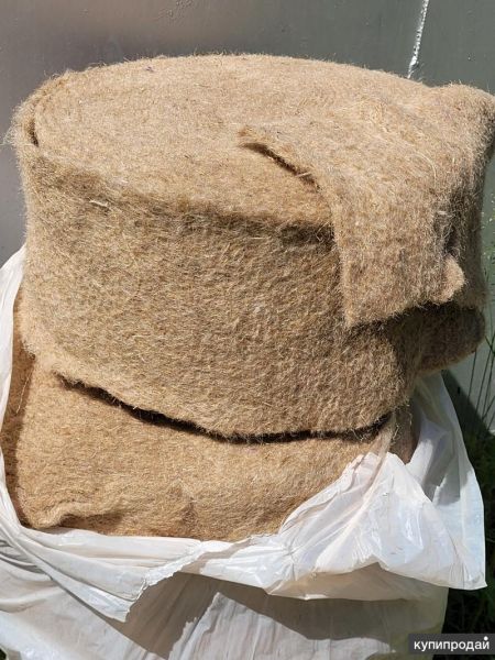 Джут 6*120мм утеплитель для бруса сруба домов и бань, шканты в Новосибирске