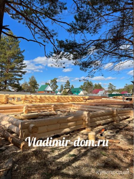 Срубы в «Диком Стиле’» во Владимирской области в Коврове