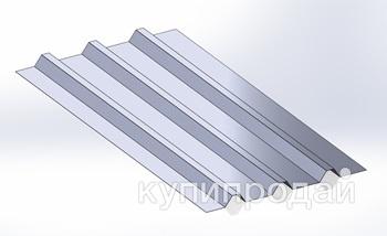 Гофрированные листы 900x60x3х300 ГОСТ 9234-74 с трапециевидным профилем в Москве