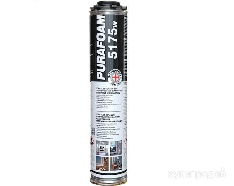 PURAFOAM 5175W Пена монтажная эластичная в Санкт-Петербурге