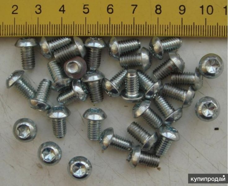 Винт М6х10, шлиц звездочка Torx в Уфе